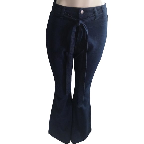 NWT Blue Flare Leg Jeans by Color 3 Collections - Picture 2 of 12